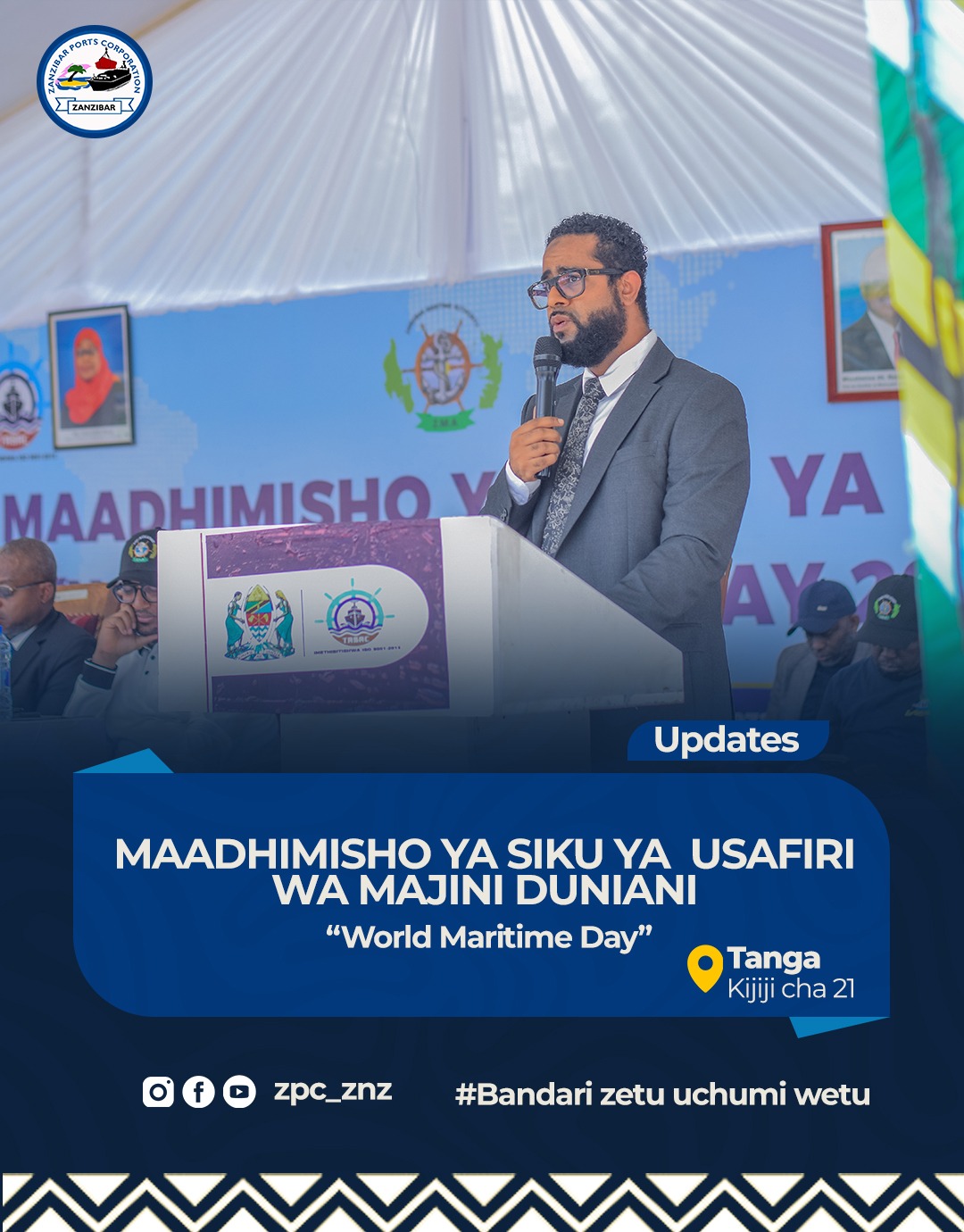 Zanzibar Port Authority (ZPC) has actively participated in the World Maritime Day 2026